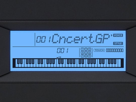 Áttekinthető LCD kijelző