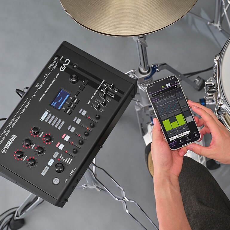 Scene showing the EAD50 being operated with its dedicated app