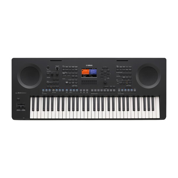 Yamaha Arranger Workstation PSR-SX620 overhead view