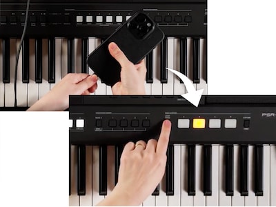 PSR-E483 Feature image of Quick Sampling