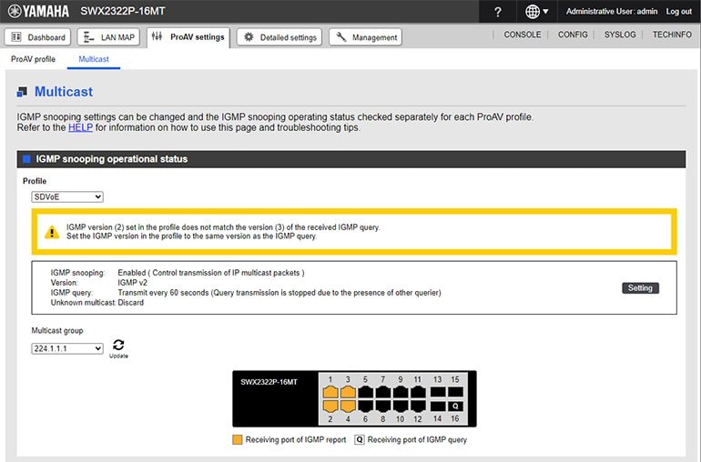 Yamaha SWX3220/SWX2320: One-click Optimization