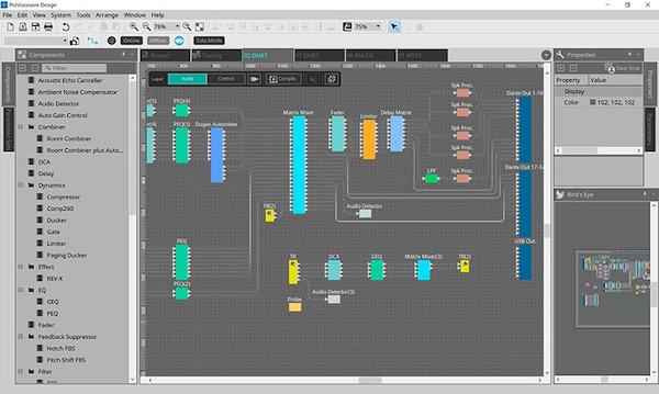 Yamaha ProVisionaire: Application Examples: Multi-purpose venue: ProVisionaire Design