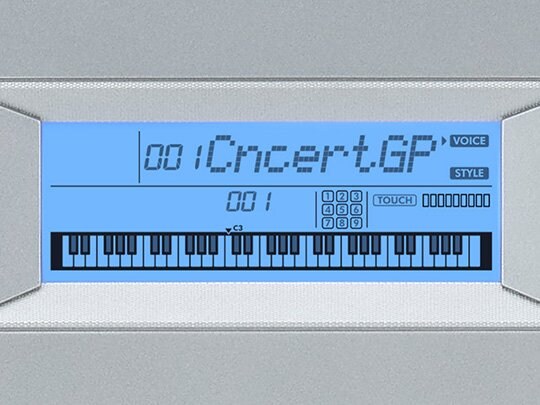 Áttekinthető LCD kijelző
